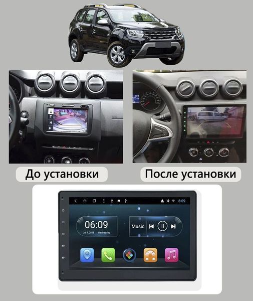 Штатная Магнитола Renault Duster / Arcana 2019 на Android Модель JAC-3GWiFi М-РДн-10-3Ж-1/32 фото