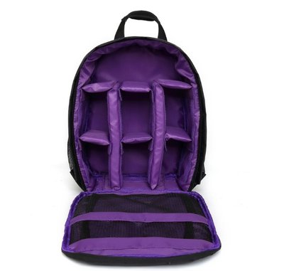 Рюкзак для перенесення фотоапарата Чорний, Фіолетовий ФР-1048-5 фото