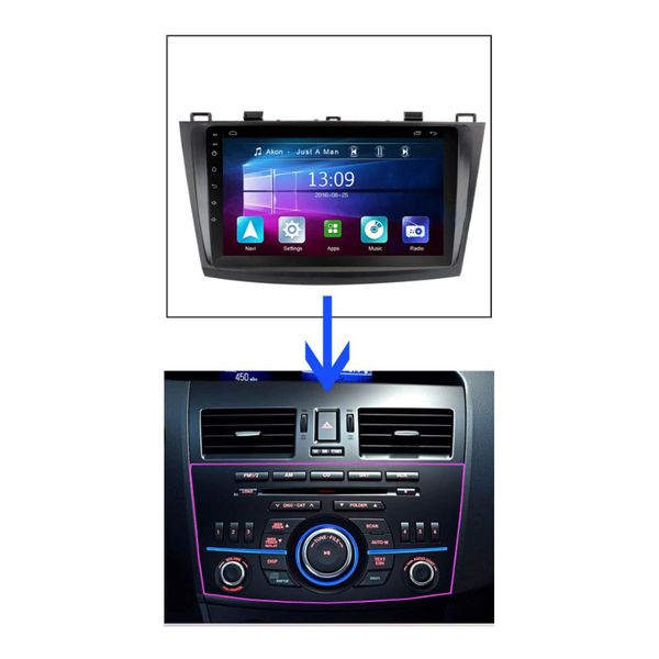 Штатная Магнитола Mazda 3 2009-2013 на Android Модель ТС10-8octaTop-4G-DSP-CarPlay М-Мз3-9-ТС-4/32 фото