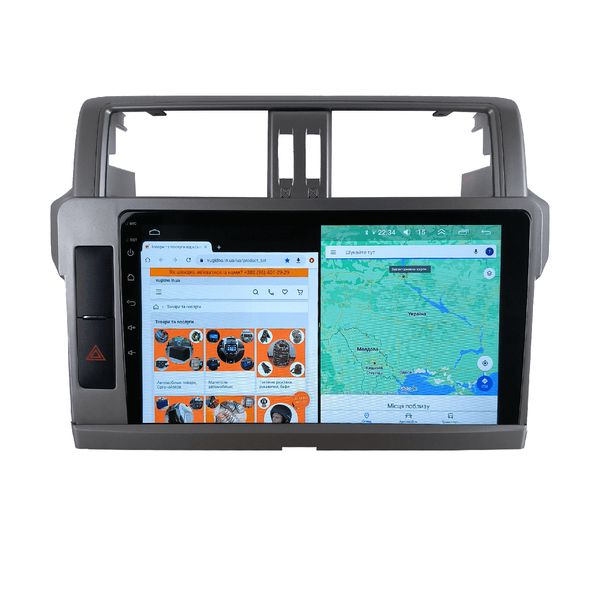 Штатная Магнитола Toyota Prado 2013-2018 на Android Модель XYAuto-5760-8octa-4G-DSP-CarPlay М-ТПра-10-8я4жДСП-2/32 фото