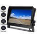 Паркувальна система для транспорту: 10&Prime; IPS 1024&times;600 + 4 AHD-камери 1080P, 170&deg;, запис на microSD, кабелі 4-pin 5 м+10 м М3-301-25 фото 3