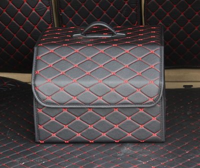 Органайзер складаний для багажника авто Чорний з червоним, 40.5*30*29 см АОБ-301-22 фото