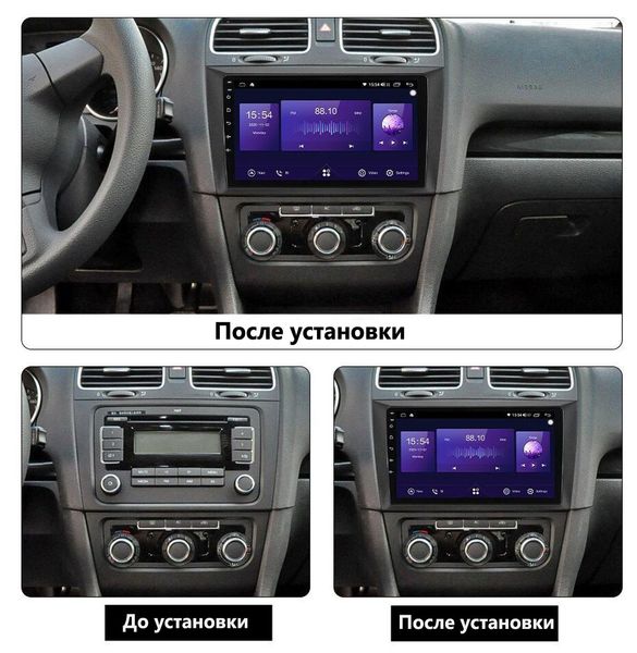 Штатная Магнитола Volkswagen Golf 6 2008-2016 на Android Модель XYAuto-5760-8octa-4G-DSP-CarPlay М-ФГ6-9-8я4жДСП-2/32 фото