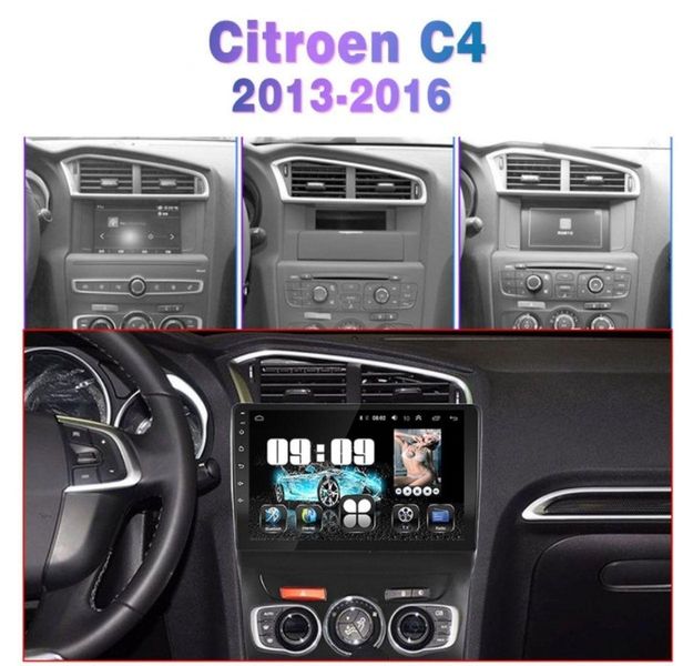 Штатна Магнітола Citroen C4 2013-2016 на Android Модель JAC-3GWiFi+Carplay 2/32 Гб М-ЦС4Н-10-3Ж-2/32 фото