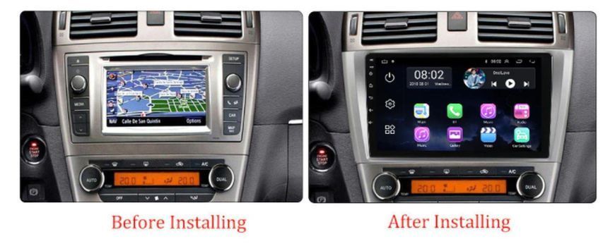 Штатна Магнітола Toyota Avensis 2009-2013 на Android Модель XYAuto-7212-8octa-CarPlay М-ТАВ-9-М3 фото