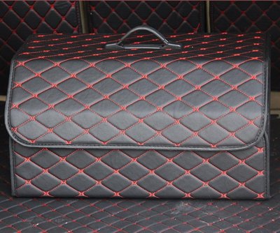Органайзер складаний для багажника авто Чорний з червоним, 54*32*30 см АОБ-301-23 фото