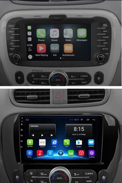 Штатна Магнітола Kia Soul 2013-2019 на Android Модель XYAuto-5760-8octa-4G-DSP-CarPlay М-КСОЛ-9-8я4жДСП-2/32 фото