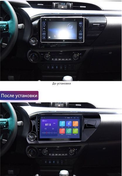 Штатна Магнітола Toyota Hilux 2015-2020 на Android Модель FS-A7-8octa-CarPlay М-ТХл-10-М4 фото