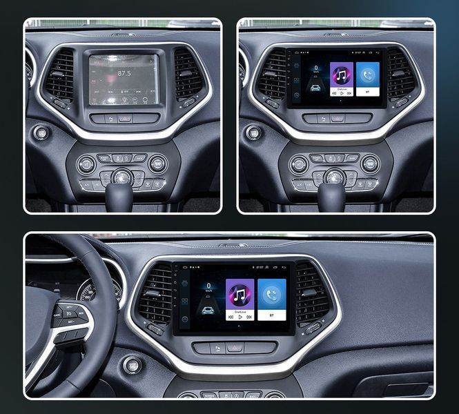 Штатна Магнітола Jeep Cherokee 2015-2019 на Android Модель FS-A7-8octa-CarPlay М-ДжЧ-10-М4 фото