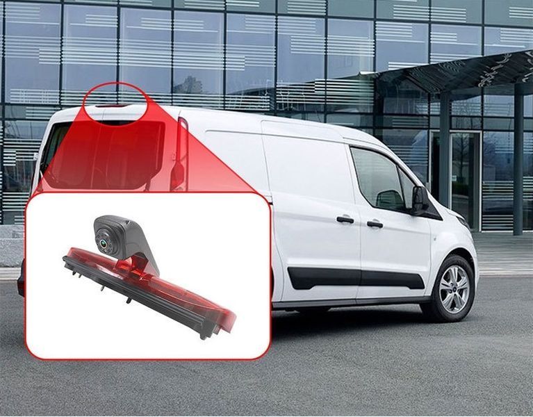 Камера заднего вида в стоп-сигнале Ford Transit Connect 2014&ndash;2017 &mdash; AHD 1080P/CVBS, 170&deg;, IP67 КЗВ-531 фото
