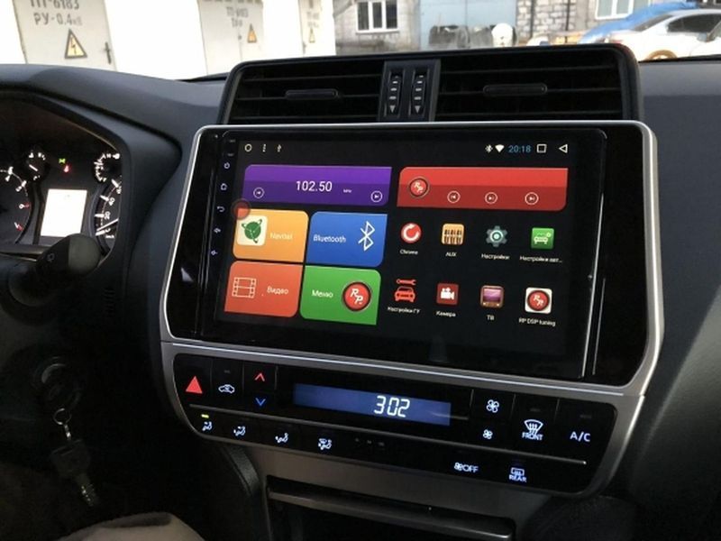 Штатная Магнитола Toyota Land Cruiser Prado 2018-2020 на Android Модель ТС10-8octaTop-4G-DSP-CarPlay М-ТПрН-10-Т6 фото