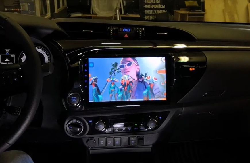 Штатна Магнітола Toyota Hilux 2015-2020 на Android Модель FS-A7-8octa-CarPlay М-ТХл-10-М4 фото