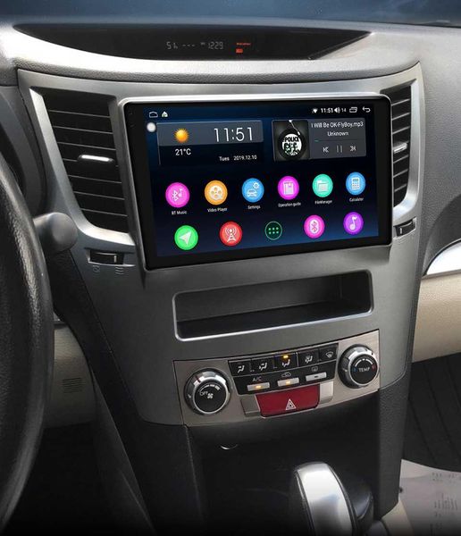 Штатна Магнітола Subaru Outback 3/Legacy 4 2009-2014 Звуковая на Android Модель XYAuto-7212-8octa-CarPlay М-СО-9-8я-2/32 фото