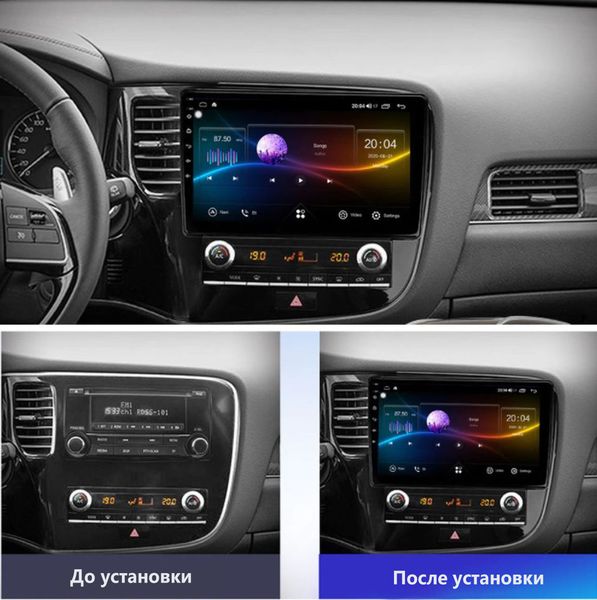 Штатна Магнітола Mitsubishi Outlander 2017-2021 на Android Модель JAC-3GWiFi+Carplay 2/32 Гб М-МА-10-3Ж-2/32 фото