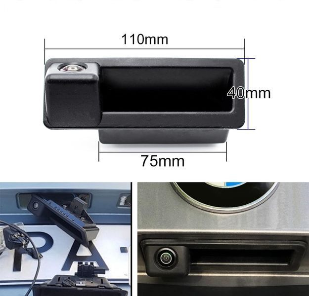 Камера заднього виду в ручку багажника BMW CCD/CVBS, 170&deg;, IP68 КЗР-0403-00 фото