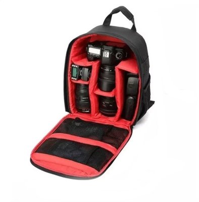 Рюкзак для перенесення фотоапарата Чорний, Червоний ФР-1048-2 фото