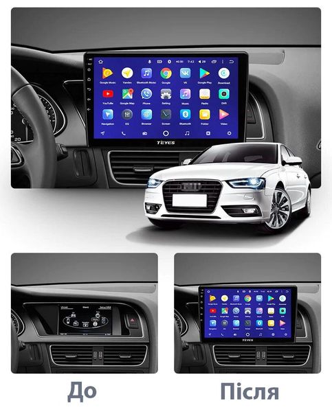 Штатна Магнітола Audi A4L 2009-2016 на Android Модель FS-A7-8octa-CarPlay М-АА4л-10-А7-4/64 фото