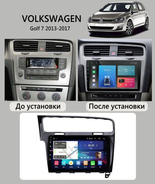 Штатна Магнітола Volkswagen Golf 7 2013-2015 на Android Модель JAC-3GWiFi+Carplay 2/32 Гб М-ФГ7-10-3Ж-2/32 фото