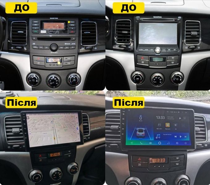 Штатна Магнітола SsangYong Korando 2010-2013 на Android Модель JAC-3GWiFi М-СЯК-9-3Ж-1/32 фото