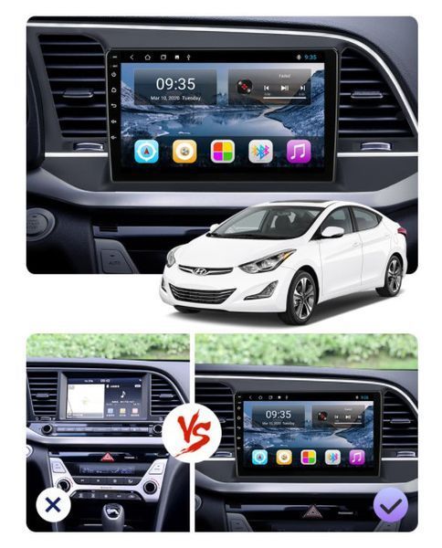 Штатная Магнитола Hyundai Elantra 2018-2020 на Android Модель JAC-3GWiFi М-ХЕн-9-В1 фото