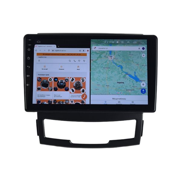 Штатна Магнітола SsangYong Korando 2010-2013 на Android Модель XYAuto-5760-8octa-4G-DSP-CarPlay М-СЯК-9-8я4жДСП-2/32 фото