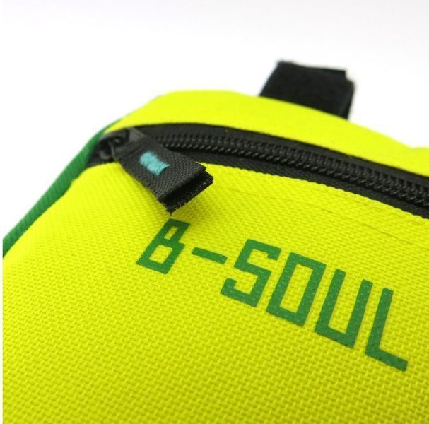 Велосумка B-Soul на раму Черный с синим ВС-329-2 фото