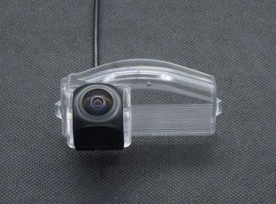 Штатна камера заднього огляду Mazda 2, Mazda 3, Mazda 3 Sport AHD turning lines КЗШ-1807-2 фото