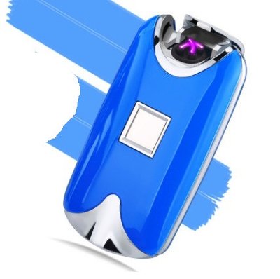 USB запальничка електроімпульсна Синій ЮСБ-120-С-6 фото
