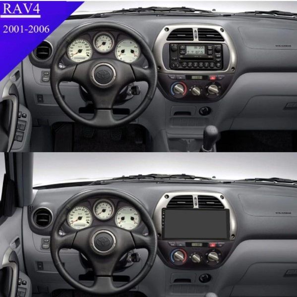 Штатна Магнітола Toyota Rav4 2001-2006 на Android Модель JAC-3GWiFi М-ТР4С-9-3Ж-1/32 фото