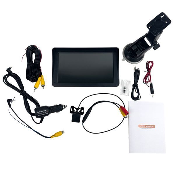 Портативний 7" MP5-навігатор з CarPlay, Android Auto, GPS, Bluetooth та камерою заднього виду, 12&ndash;24 В М-7ун фото