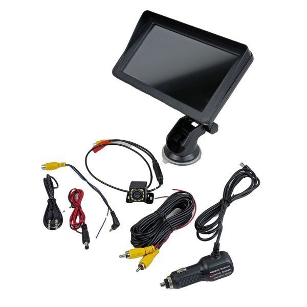 Портативний 7" MP5-навігатор з CarPlay, Android Auto, GPS, Bluetooth та камерою заднього виду, 12&ndash;24 В М-7ун фото