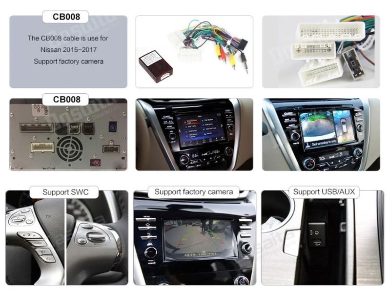 Штатная Магнитола Nissan Murano 2015-2019 на Android Модель JAC-3GWiFi М-НМH-10-3Ж-1/32 фото