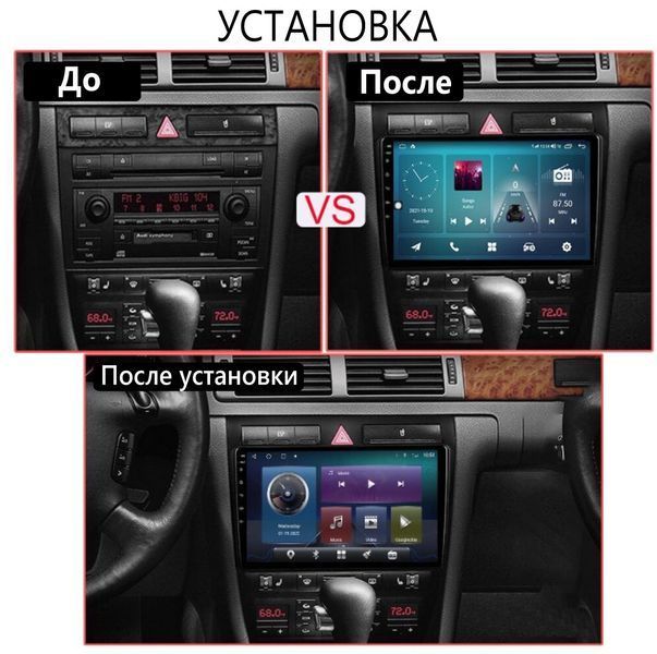 Штатна Магнітола Audi A6 1997-2004 на Android Модель XYAuto-7212-8octa-CarPlay М-АА6-9-М3 фото