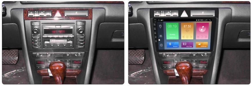 Штатна Магнітола Audi A6 1997-2004 на Android Модель XYAuto-7212-8octa-CarPlay М-АА6-9-М3 фото