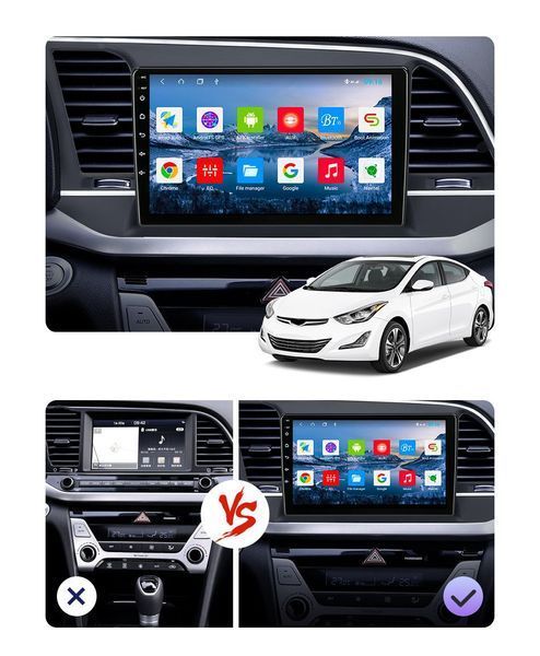 Штатная Магнитола Hyundai Elantra 2016-2018 на Android Модель XYAuto-7212-8octa-CarPlay М-ХЕ-9-М3 фото