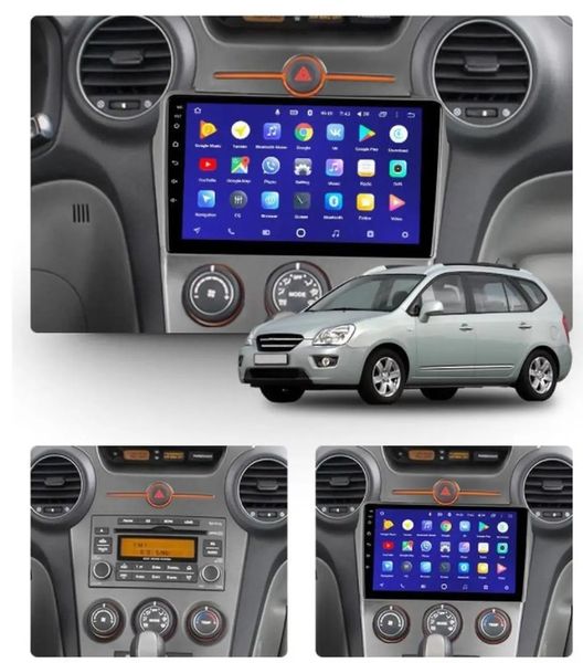 Штатна Магнітола Kia Carens 2006-2012 на Android Модель JAC-3GWiFi+Carplay 2/32 Гб М-КСР-9-3Ж-2/32 фото