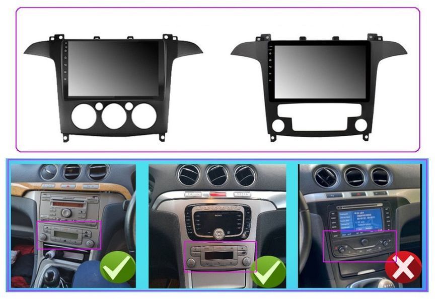 Штатна Магнітола Ford S-Max 2006-2015 на Android Модель XyAuto-3GWiFi+Carplay 2/32 Гб М-ФСм-9-В2 фото