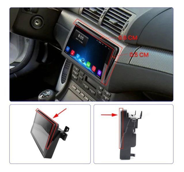 Штатна Магнітола BMW 3 Series E46 1999-2005 на Android Модель JAC-3GWiFi М-БМВе3-9-В1 фото