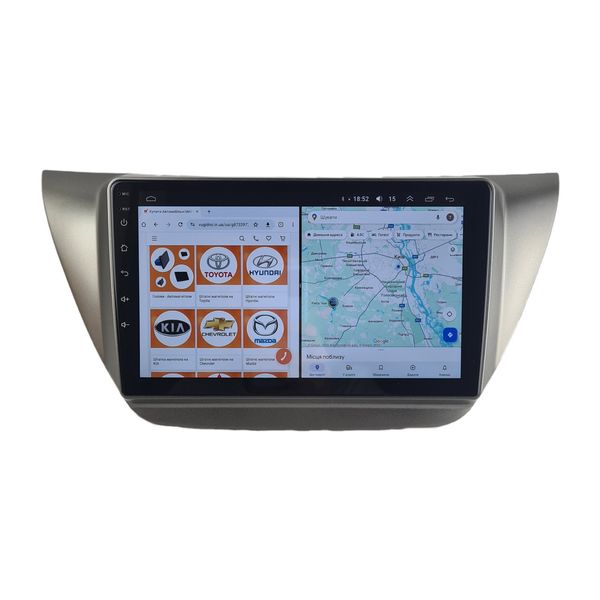 Штатна Магнітола Mitsubishi Lancer 9 2000-2010 на Android Модель XYAuto-5760-8octa-4G-DSP-CarPlay М-МЛ-9-8я4жДСП-2/32 фото