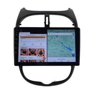 Штатная Магнитола Peugeot 206 1998-2016 на Android Модель XYAuto-5760-8octa-4G-DSP-CarPlay М-П206-9-8я4жДСП-2/32 фото