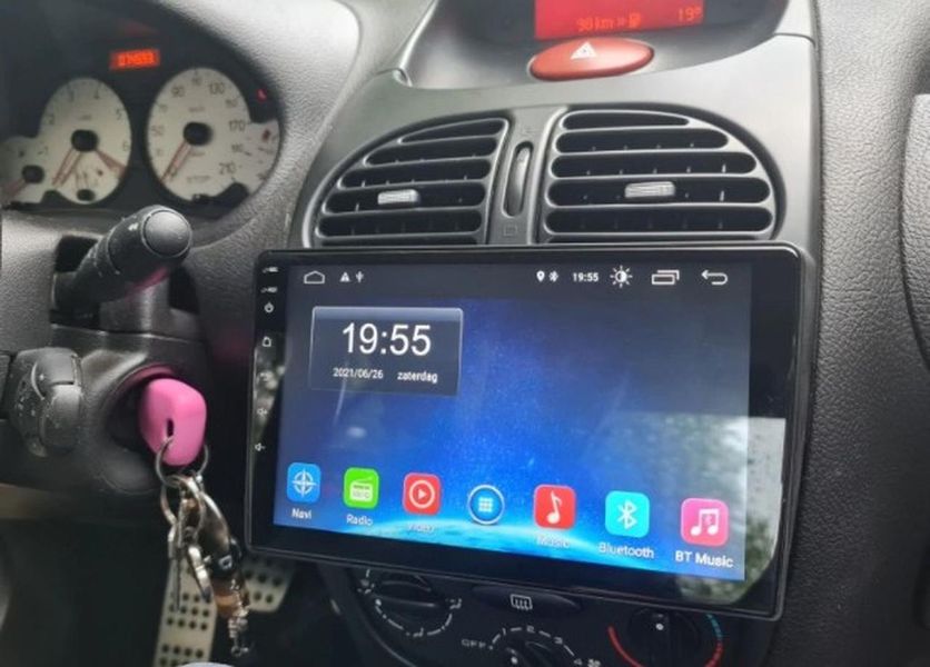 Штатная Магнитола Peugeot 206 1998-2016 на Android Модель XYAuto-5760-8octa-4G-DSP-CarPlay М-П206-9-8я4жДСП-2/32 фото