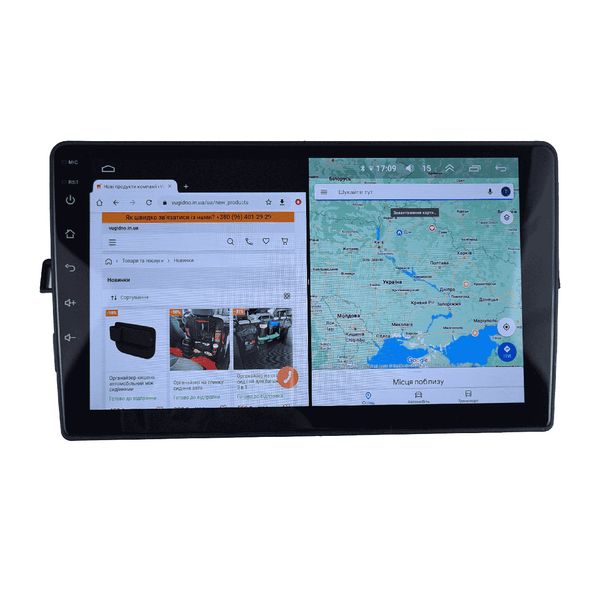 Штатна Магнітола Toyota Auris 2006-2012 на Android Модель XYAuto-5760-8octa-4G-DSP-CarPlay М-ТАУ-9-8я4жДСП-2/32 фото